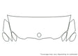 3-series Avery Dennison Clear Bra Hood Precut PPF Diagram