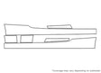 3-series 3M Clear Bra Door Cup Precut PPF Diagram