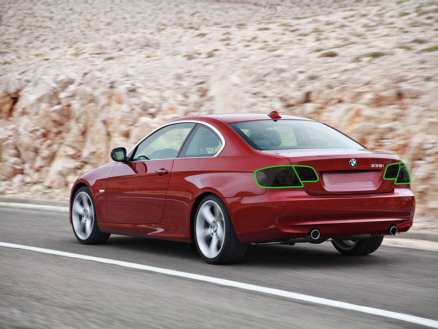 3-series (coupe) Tail Light Tint Installation Points