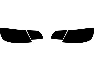 3-series (convertible) Precut Tail Light Tint Diagram