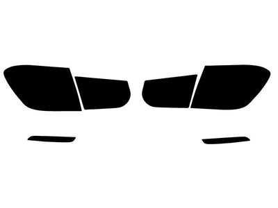 3-series (sedan) Precut Tail Light Tint Diagram