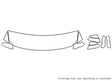 3-series 3M Clear Bra Hood Precut PPF Diagram