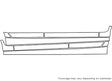 3-series 3M Clear Bra Door Cup Precut PPF Diagram
