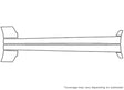 3-series Avery Dennison Clear Bra Door Cup Precut PPF Diagram