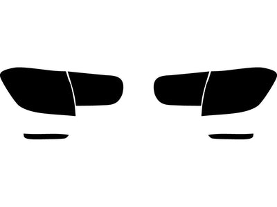 3-series (sedan) Precut Tail Light Tint Diagram