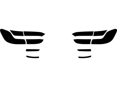 3-series Precut Tail Light Tint Diagram