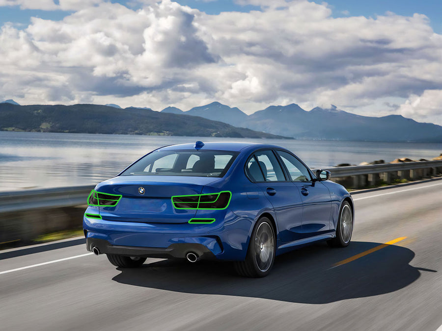 3-series Tail Light Tint Installation Points