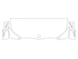 3-series 3M Clear Bra Hood Precut PPF Diagram