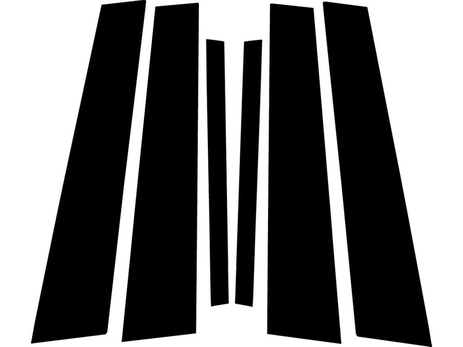 bmw 3-series 2019-2024 (sedan) Carbon Fiber Pillar Trim Diagram