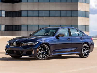 bmw 3-series 2019-2024 (sedan) Matte Black Pillar Trim