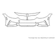4-series Avery Dennison Clear Bra Bumper Precut PPF Diagram