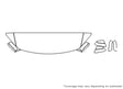 4-series 3M Clear Bra Hood Precut PPF Diagram