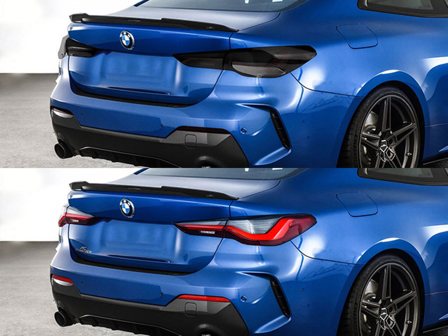 4-series Before and After Smoked Taillights