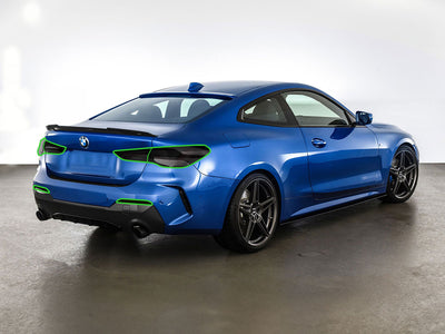 4-series Tail Light Tint Installation Points