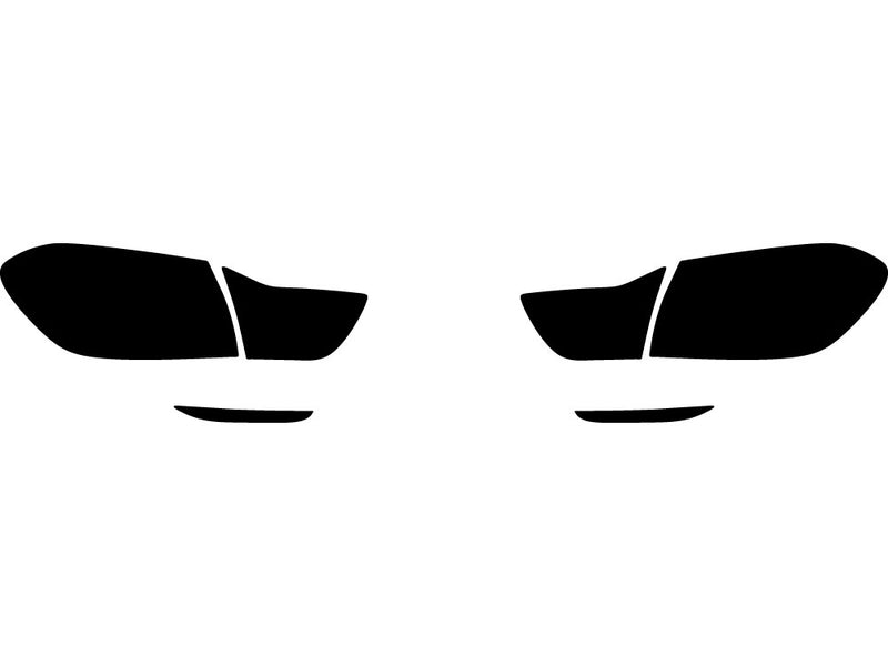 4-series Precut Tail Light Tint Diagram