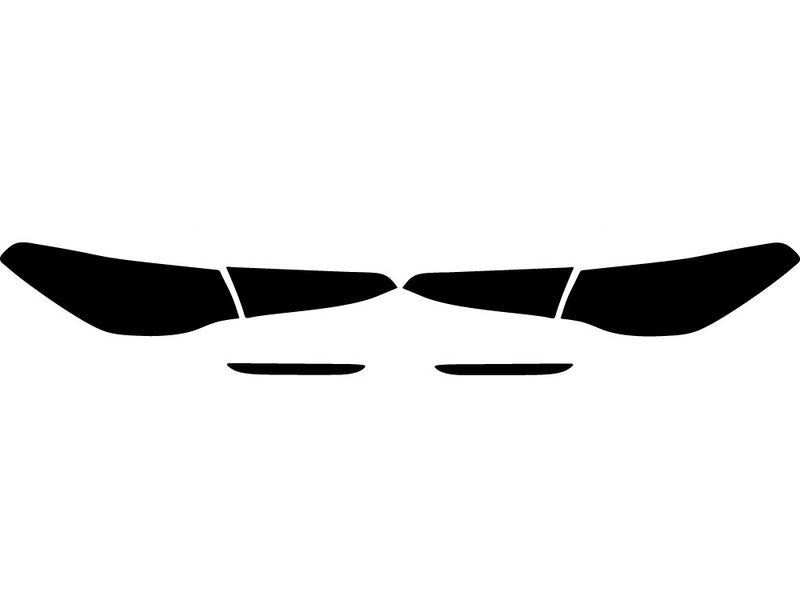 4-series Precut Tail Light Tint Diagram
