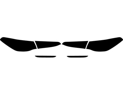 4-series Precut Tail Light Tint Diagram