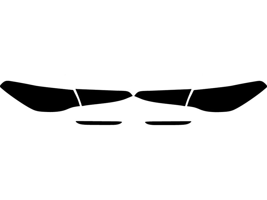 4-series Precut Tail Light Tint Diagram