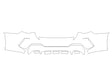 4-series 3M Clear Bra Door Cup Precut PPF Diagram