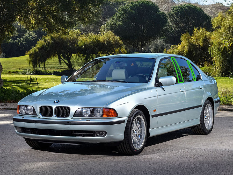 bmw 5-series 1989-1995 (sedan) Pillar Post Trim Installation Location