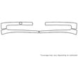 5-series 3M Clear Bra Bumper Precut PPF Diagram