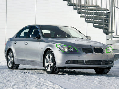 bmw 5-series 1997-2003 Headlight Protection Installation Location