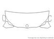 5-series 3M Clear Bra Hood Precut PPF Diagram