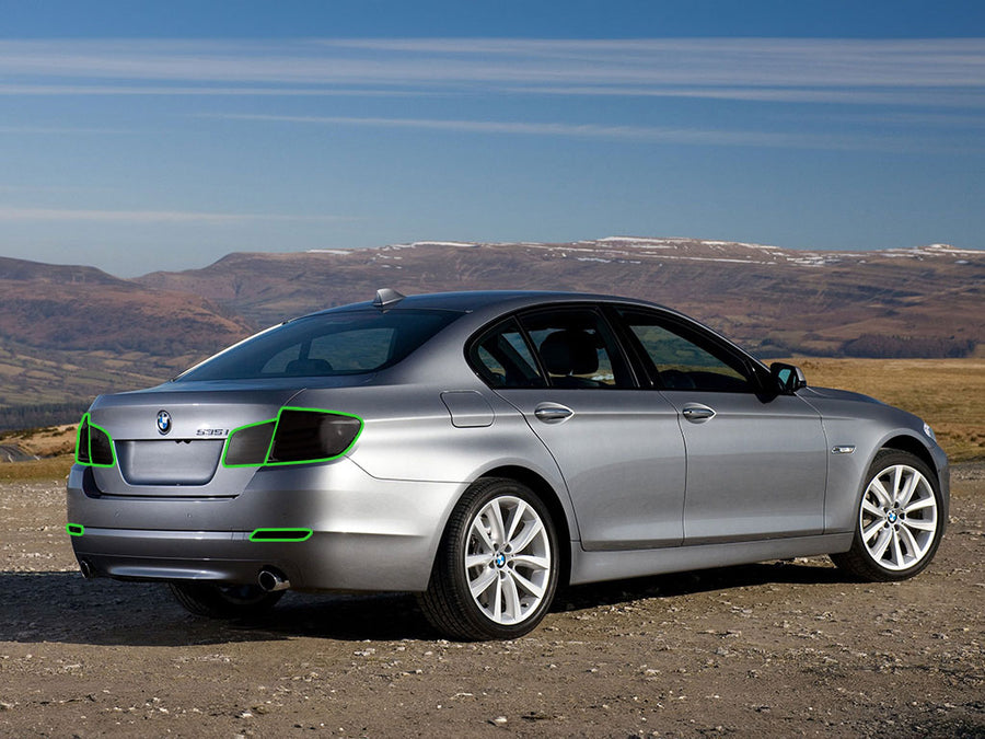 5-series (sedan) Tail Light Tint Installation Points