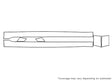 5-series Avery Dennison Clear Bra Door Cup Precut PPF Diagram