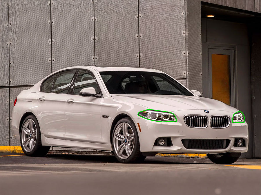 bmw 5-series 2011-2016 Headlight Protection Installation Location