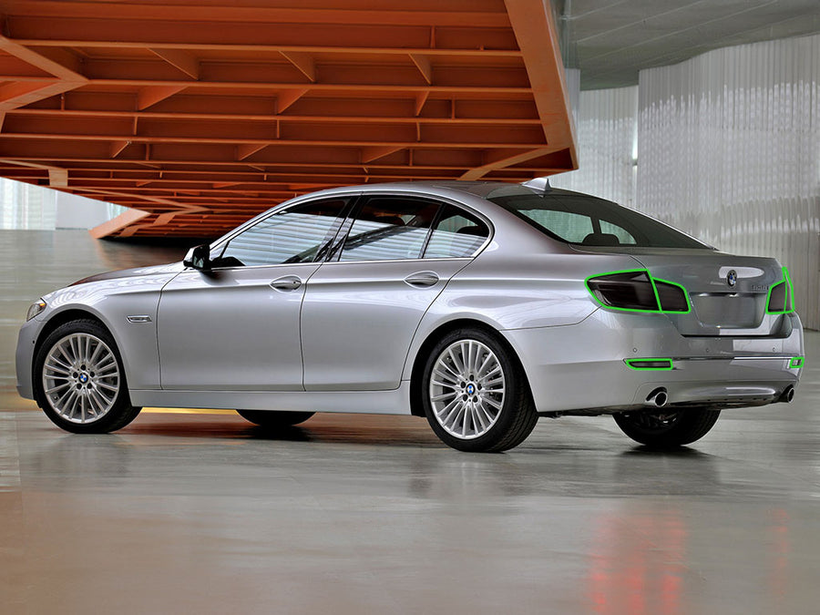 5-series (sedan) Tail Light Tint Installation Points