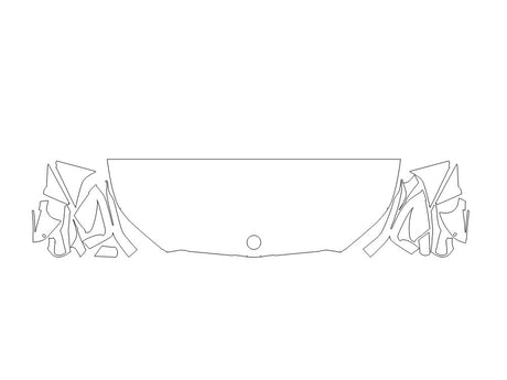 5-series 3M Clear Bra Hood Precut PPF Diagram
