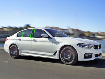 bmw 5-series 2018-2023 (sedan) Pillar Post Trim Installation Location