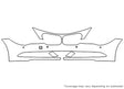 6-series 3M Clear Bra Bumper Precut PPF Diagram