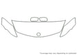 6-series 3M Clear Bra Hood Precut PPF Diagram