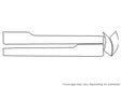 6-series 3M Clear Bra Door Cup Precut PPF Diagram