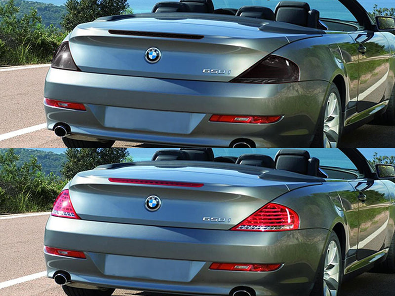 6-series Before and After Smoked Taillights