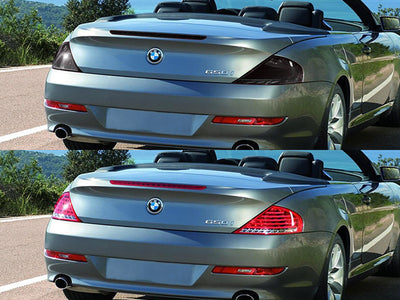 6-series Before and After Smoked Taillights