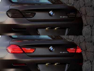 6-series Before and After Smoked Taillights