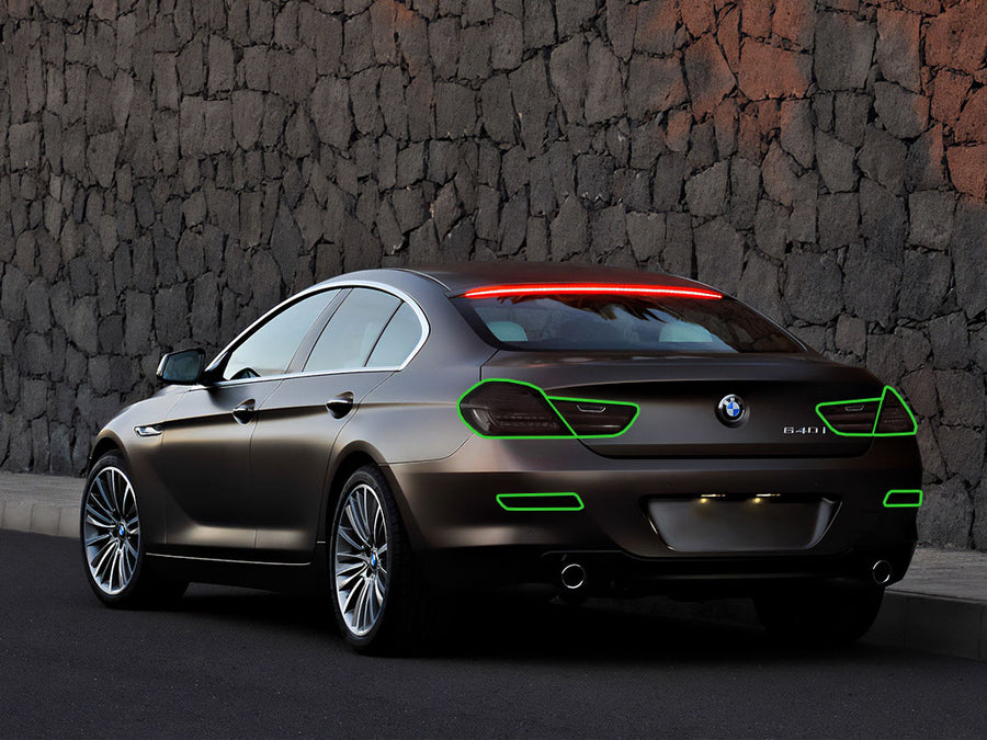 6-series Tail Light Tint Installation Points