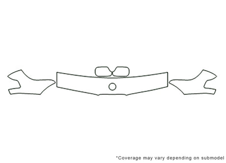 7-series 3M Clear Bra Hood Precut PPF Diagram