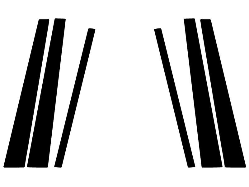 bmw 7-series 1988-1994 Camo Pillar Trim Diagram