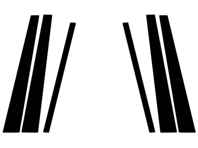 bmw 7-series 1988-1994 Camo Pillar Trim Diagram