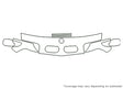 7-series 3M Clear Bra Hood Precut PPF Diagram