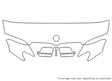 7-series 3M Clear Bra Hood Precut PPF Diagram