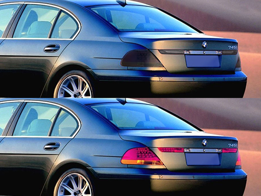 7-series Before and After Smoked Taillights