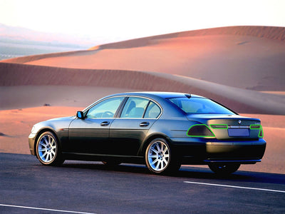 7-series Tail Light Tint Installation Points