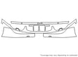 7-series Avery Dennison Clear Bra Bumper Precut PPF Diagram