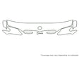 7-series 3M Clear Bra Hood Precut PPF Diagram