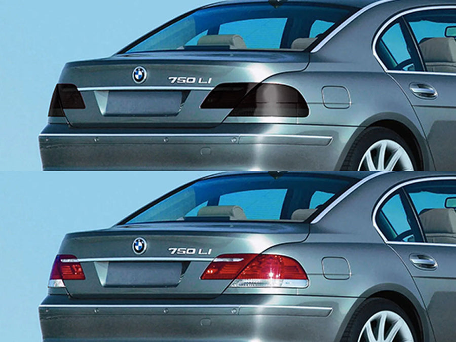 7-series Before and After Smoked Taillights